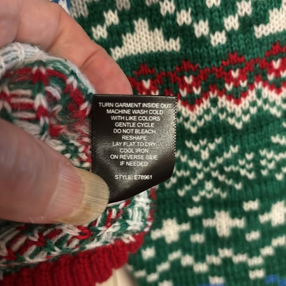 Holiday “ Ugly Sweater” with Drinking Reindeer - Picture 6 of 8